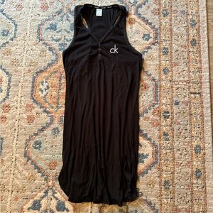 Calvin Klein sleep dress Lounge wear black size medium